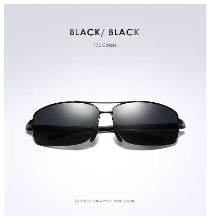 AORON Lunettes de soleil polarisées classiques rétro pour hommes