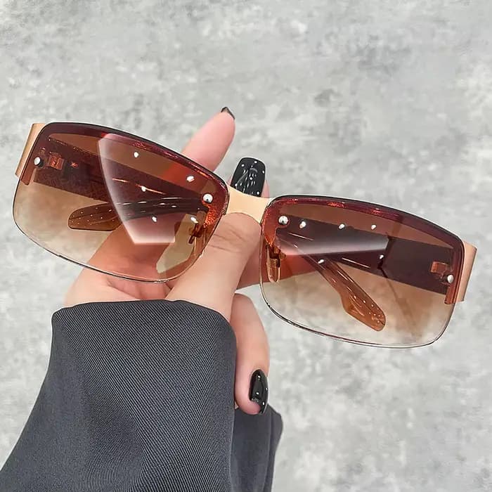 Lunettes de soleil dégradées tendance pour hommes et femmes