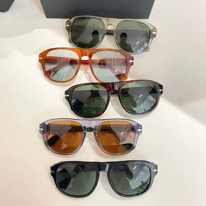 LTSOL lentilles en verre lunettes de soleil 3310-S monture circulaire en acétate solide poids Premium résistance aux rayures UV400 rétro classique unisexe