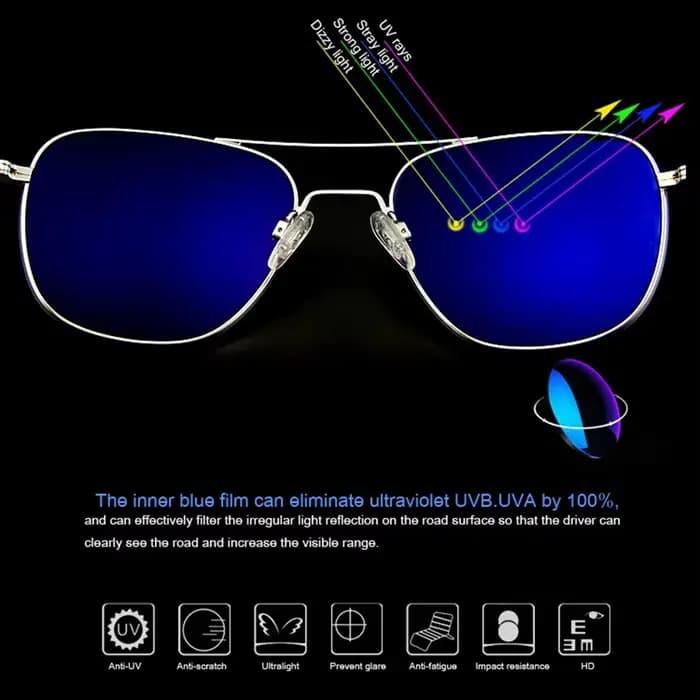 Pilot AO lunettes de soleil hommes Top qualité armée américaine militaire miroir AGX verre trempé lentille