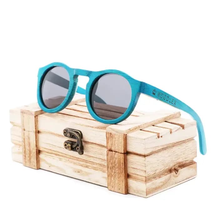 Lunettes de Soleil Rétro Classiques en Bois de Bambou group pour Homme
