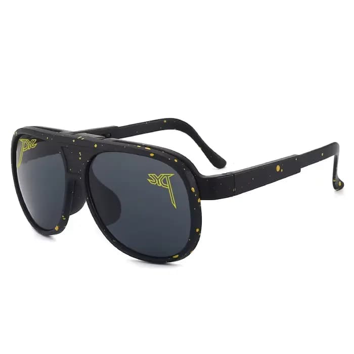 Lunettes de soleil punk à monture relevable