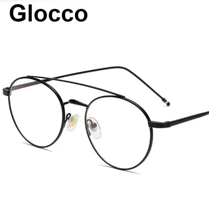 Lunettes rondes en métal pour femmes