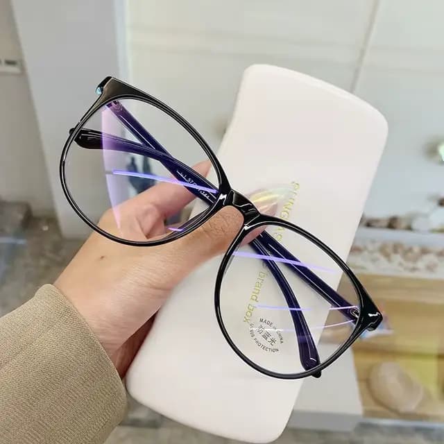 Monture de lunettes d'ordinateur transparente pour hommes et femmes