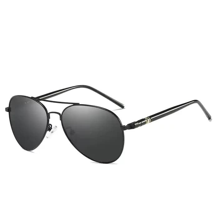 Lunettes de soleil hommes polarisées mode classique pilote