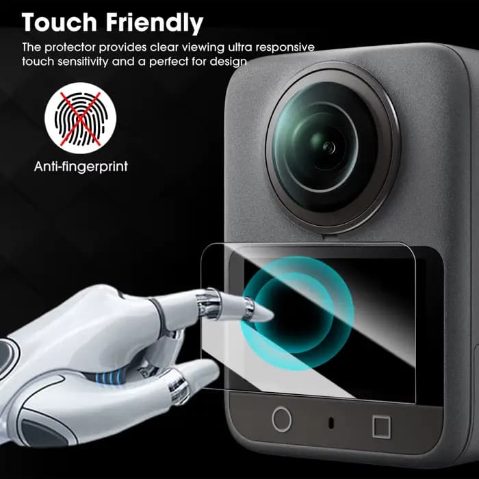 Verre pour DJI OSMO 360 protecteur d'écran de caméra dureté 9H anti-rayures Film de couverture en verre trempé pour caméra panoramique OSMO 360