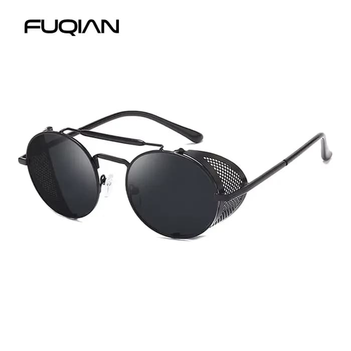 Lunettes de soleil rétro Steampunk pour hommes et femmes
