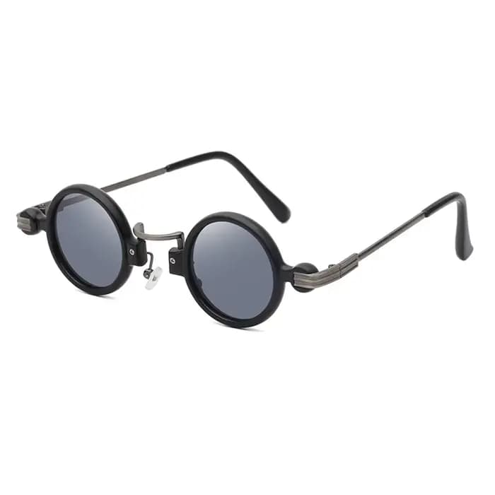 Petites lunettes de soleil rondes pour hommes et femmes