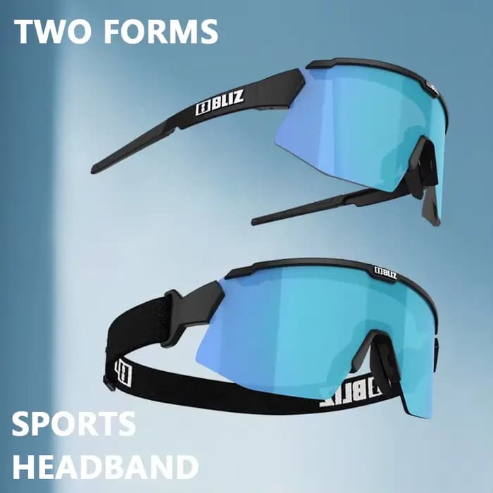 Lunettes de cyclisme B BLIZ Breeze UV400 coupe-vent pour VTT, unisexe, pour le cyclisme, le ski et la randonnée, avec 2 verres interchangeables