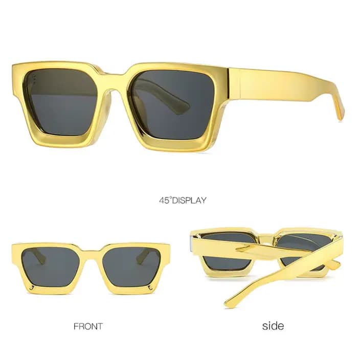 Lunettes de soleil carrées pour hommes et femmes