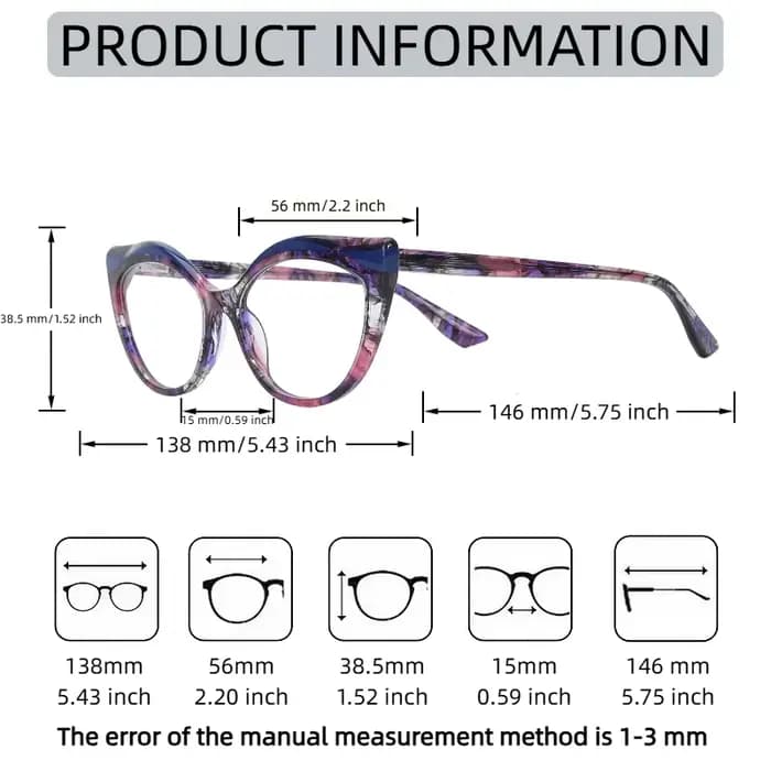 Lunettes œil de chat pour femmes