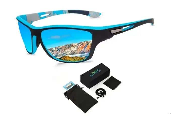 Lunettes de soleil de pêche polarisées de luxe