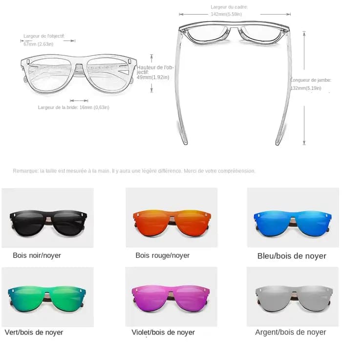 KINGSEVEN Design exclusif Vintage lunettes pour hommes