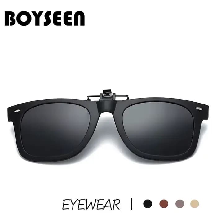 BOYSEEN 2026 Produit Tendance Lunettes de Soleil Photochromiques Polarisées à Clipser pour Hommes et Femmes