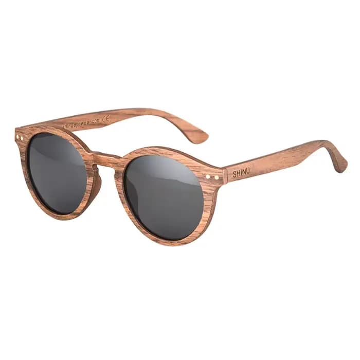 Lunettes en bois SHINU pour hommes et femmes, lunettes de soleil polarisées Y2k, lunettes de soleil tendance, lunettes de soleil polarisées pour homme, lunettes de soleil d'extérieur en bambou