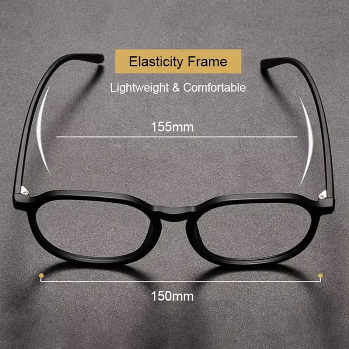 Monture de lunettes surdimensionnée unisexe