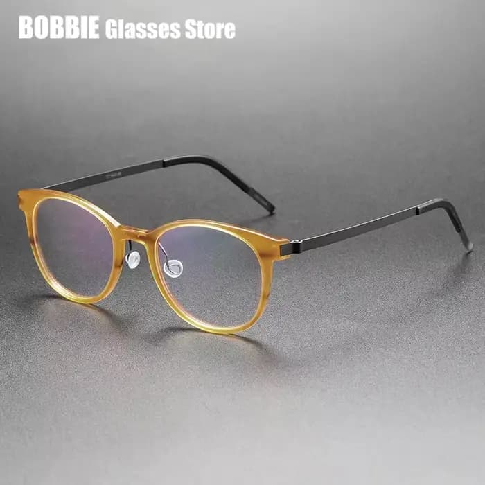 Lunettes en titane monture femmes hommes