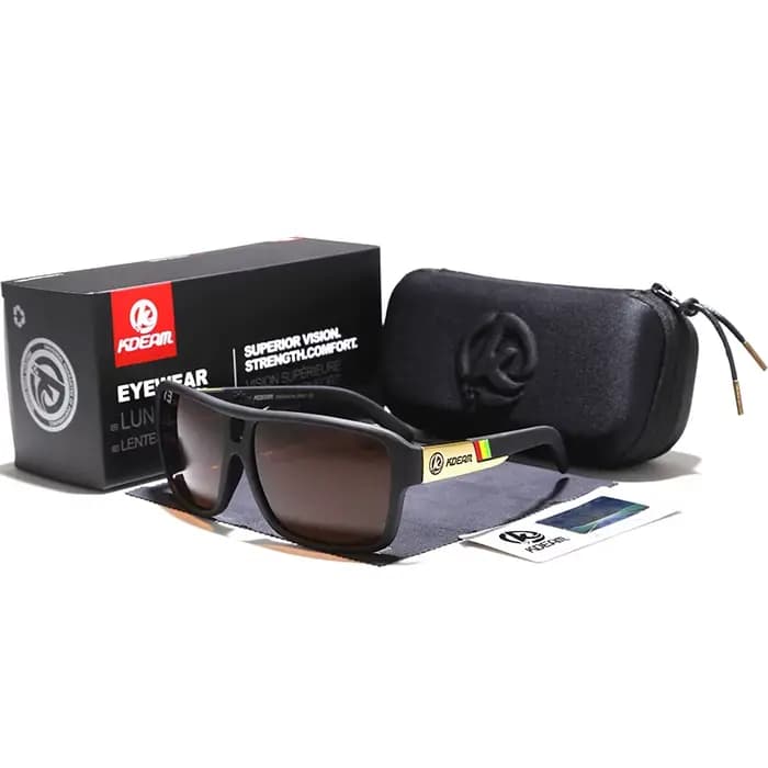 Lunettes de soleil polarisées de style Jam pour hommes