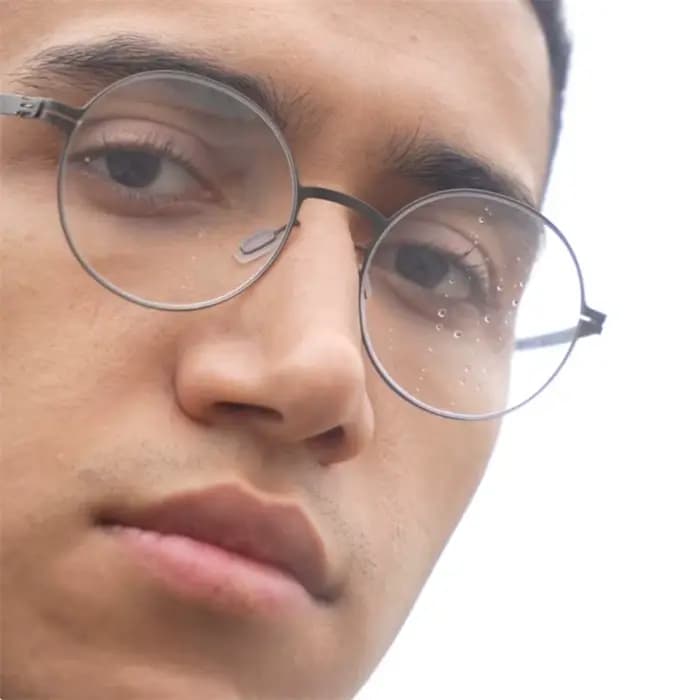 Allemagne marque ronde sans vis lunettes cadre hommes femmes mode ultraléger Simple