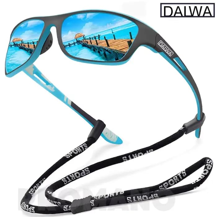 Dalwa lunettes de soleil de pêche polarisées hommes conduite nuances mâle randonnée