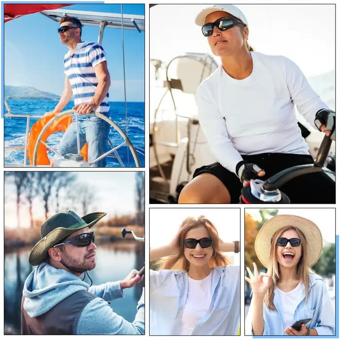 SUUKAA lunettes de soleil flottantes polarisées UV400