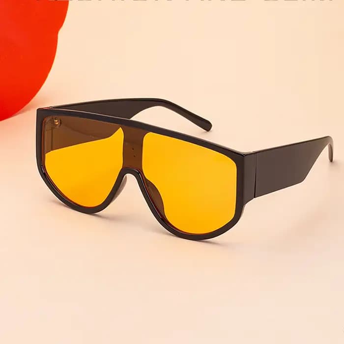 Lunettes De soleil surdimensionnées à dessus plat pour femmes et hommes