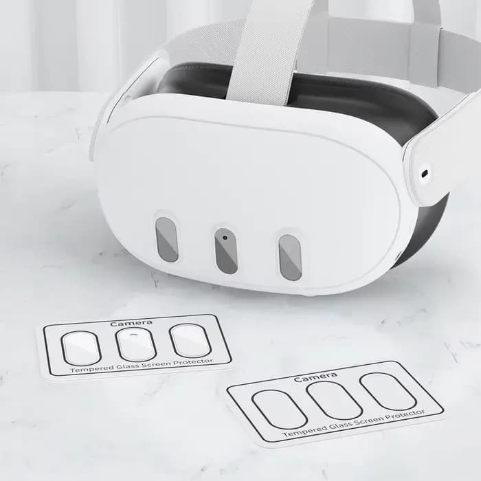 Protecteur d'objectif de caméra pour Meta Quest 3, verre trempé pour caméra Meta Quest3, Film de Protection anti-rayures, accessoires