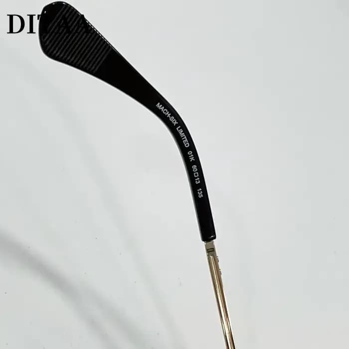 DITAA MACH-SIX limité marque de luxe hommes lunettes de soleil femmes pilote alliage