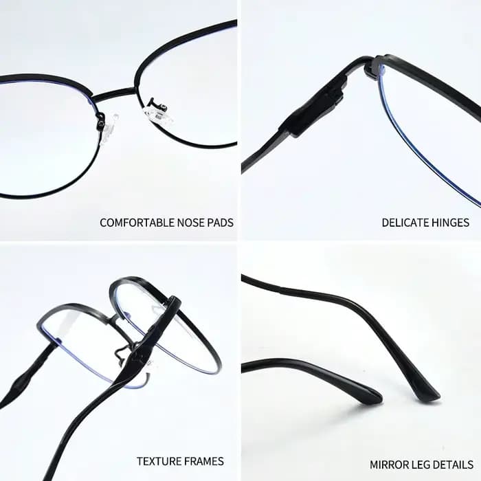 Lunettes unies à la mode pour femmes