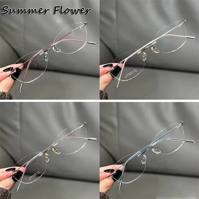 Lunettes flexibles sans monture pour femmes