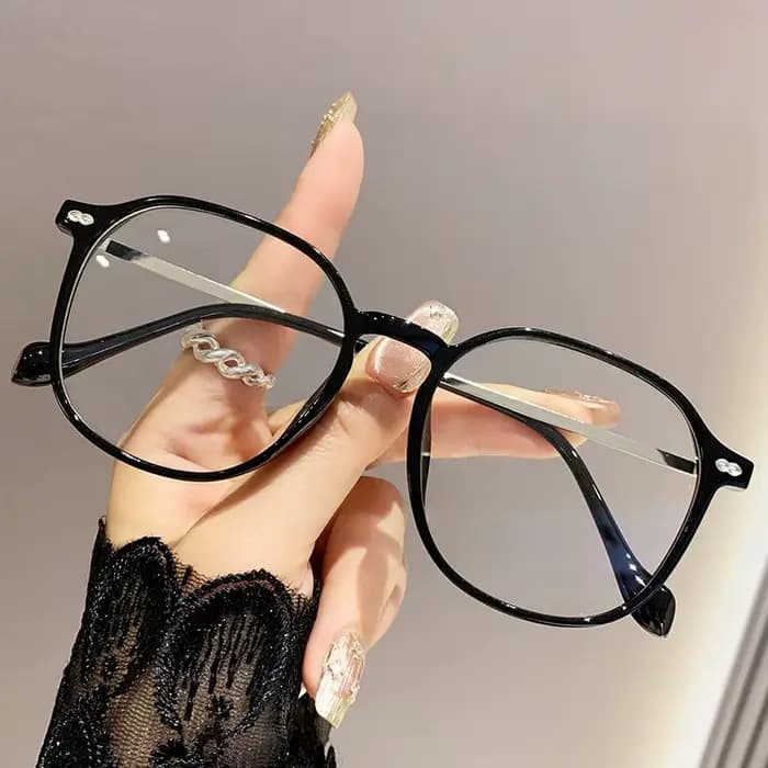 Lunettes de lecture à monture large et tendance, bloquant la lumière bleue