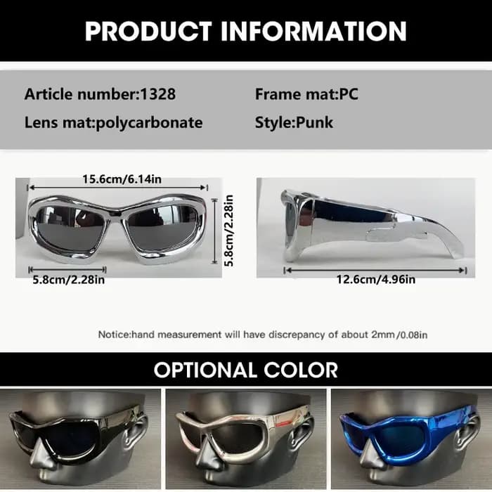 OCYCO 2026 Lunettes de soleil futuristes et technologiques
