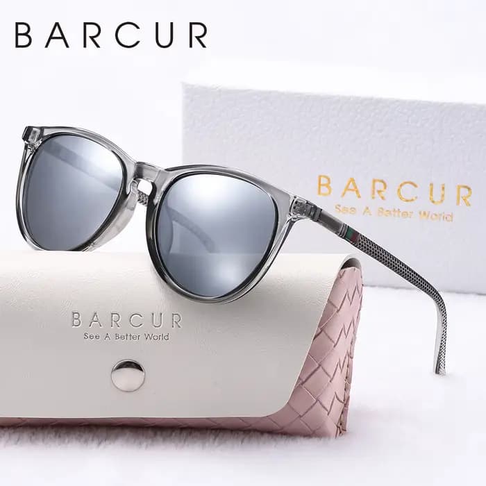 Lunettes de soleil polarisées roses pour femmes
