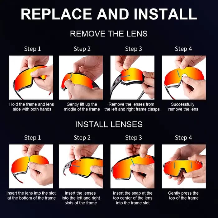 Lunettes de soleil polarisées pour hommes et femmes