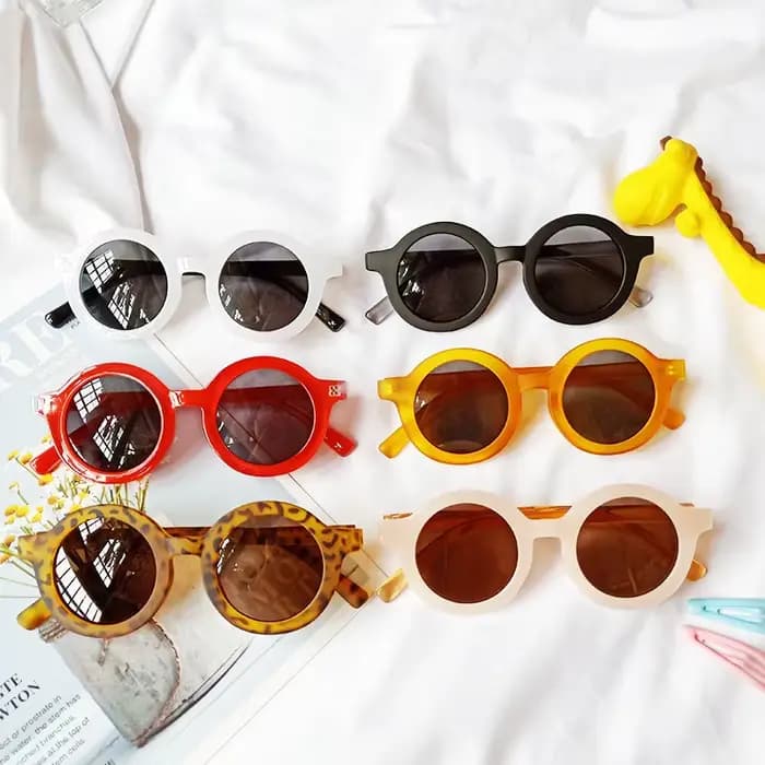 Lunettes de soleil de marque rétro pour enfants