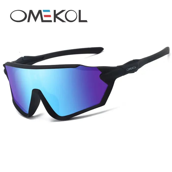 OMEKOL flambant neuf lunettes de cyclisme hommes femmes UV400