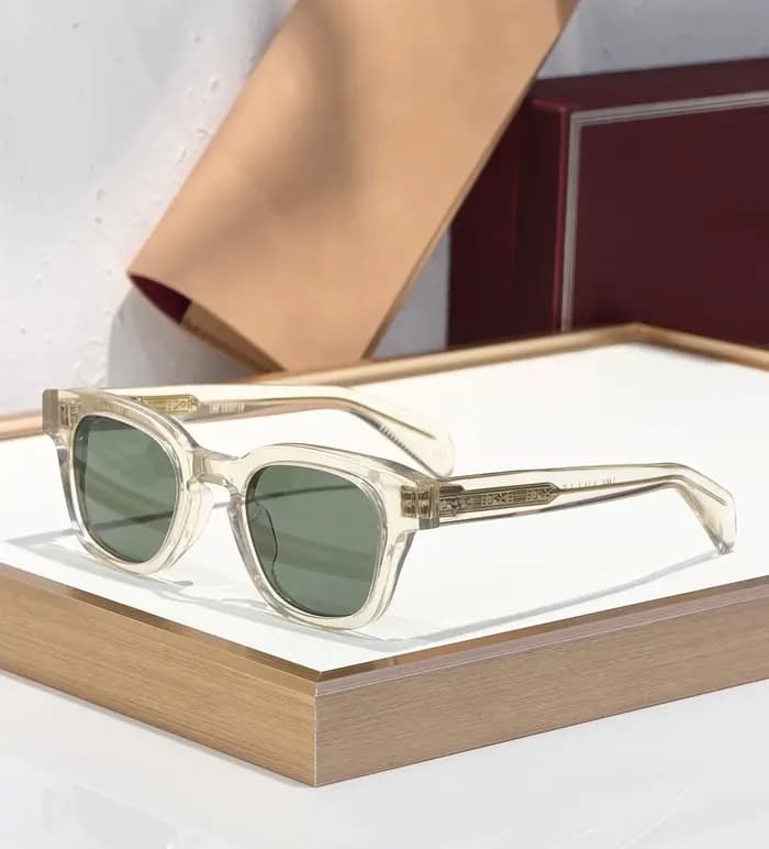 Nouvelles Lunettes de Soleil Artisanales Julien 2026 – Monture Épaisse en Fibre d'Acétate de Haute Qualité pour Vacances et Voyages