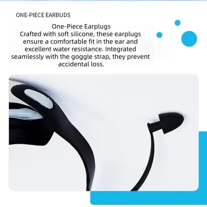 ARENA – lunettes de natation en Silicone pour hommes et femmes adultes, revêtement Anti-buée HD, pour l'intérieur et l'extérieur, avec lentilles de prescription
