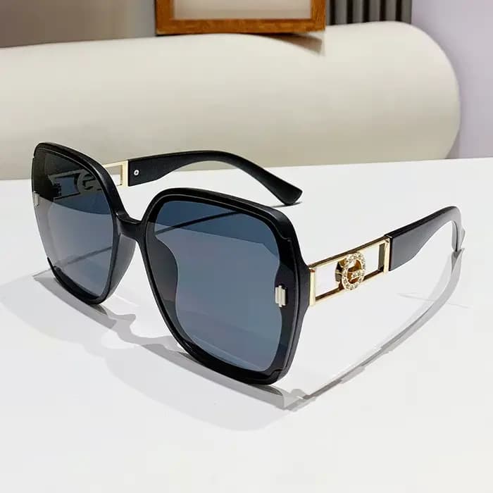 Lunettes de soleil carrées surdimensionnées pour femmes