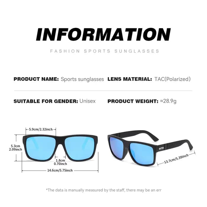 WTD – lunettes polarisées pour hommes et femmes