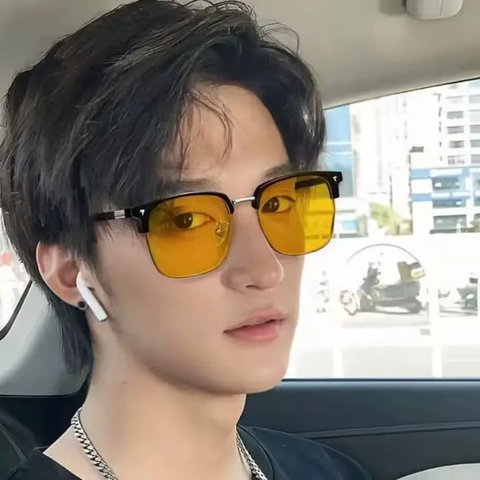 Lunettes de soleil de conduite surdimensionnées
