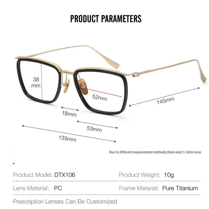 Acétate titane lunettes cadre hommes rétro carré Prescription lunettes femmes 2024 nouvelle myopie optique à la main grand visage lunettes
