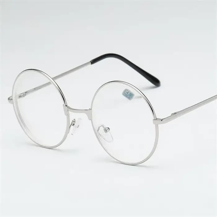 -1.0 -1.5 -2.0 à-6.0 métal rond fini myopie lunettes hommes femmes myopie myopie lunettes Prescription lunettes