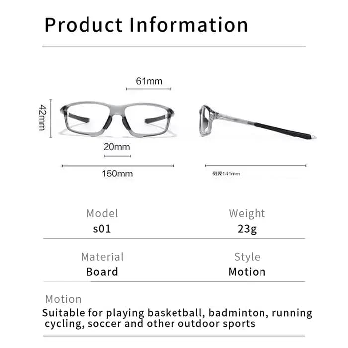 OLLYMURS Lunettes de sport pour hommes
