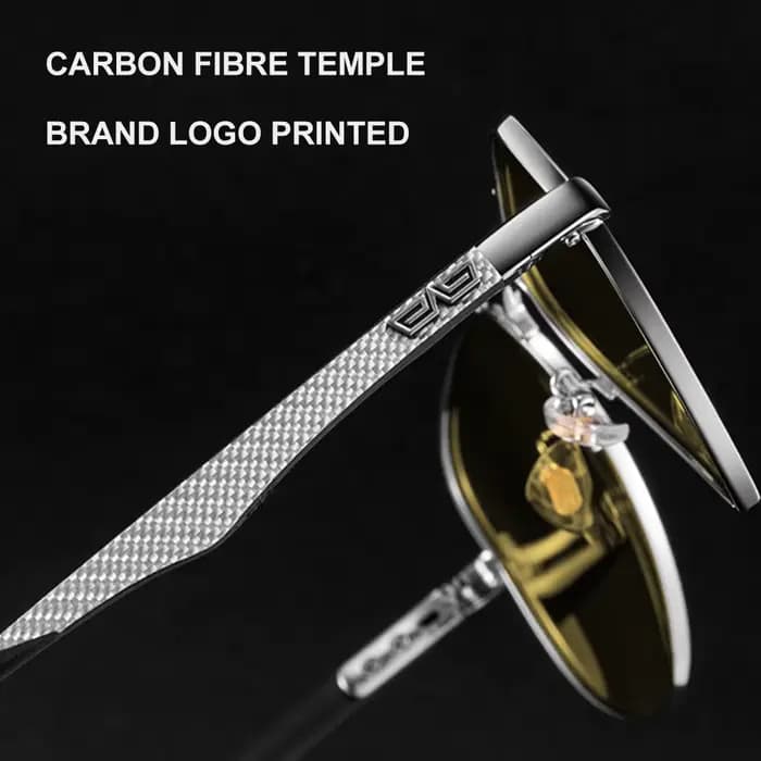 Lunettes de soleil de vision nocturne pour hommes