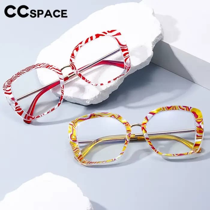 Lunettes de lecture à rayures colorées pour femmes