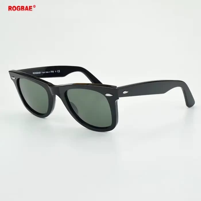 Lunettes de soleil classiques lentille en verre