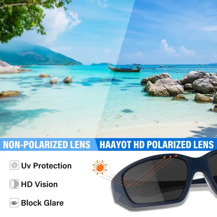 SUUKAA lunettes de soleil flottantes polarisées UV400