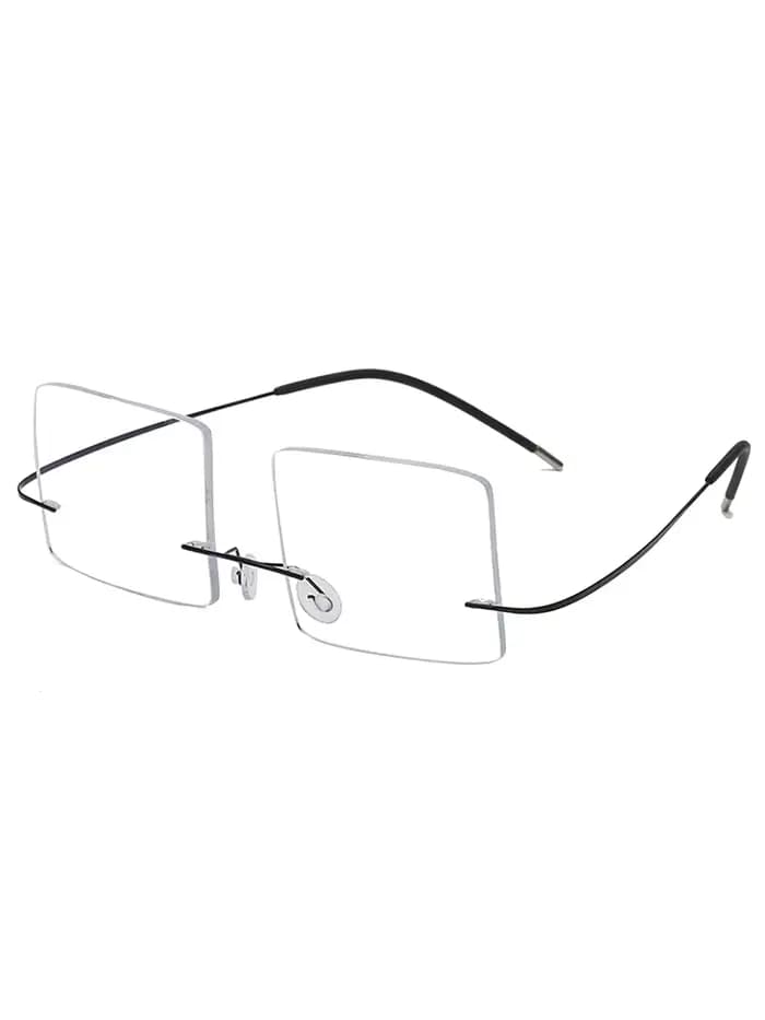 Lunettes sans bords à la mode