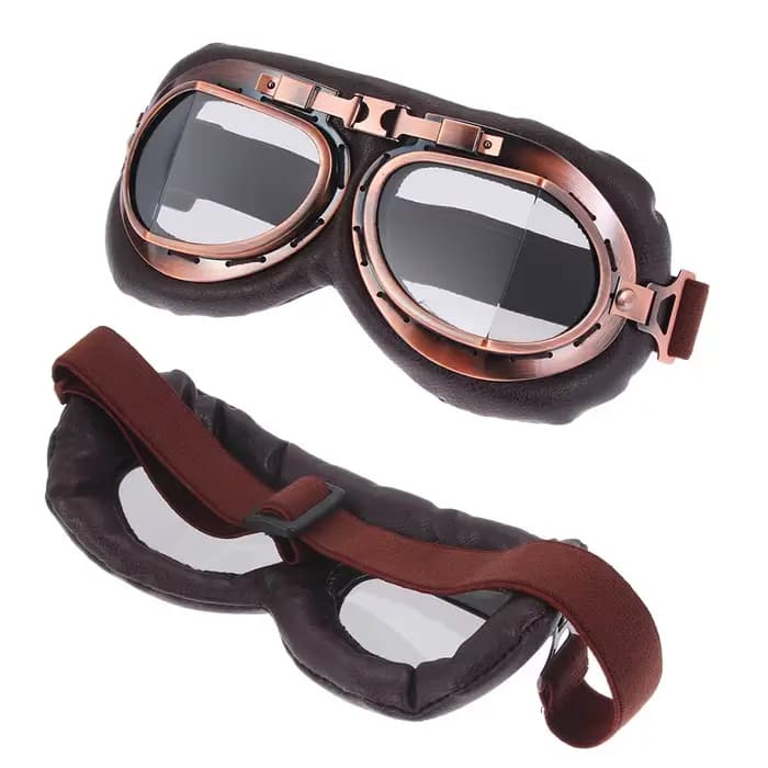 Lunettes de moto rétro vintage